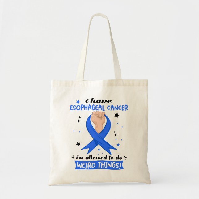 Oesophageal Cancer Awareness Month Ribbon Gifts Tote Bag (Front)