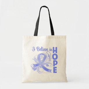 Oesophageal Cancer I Believe in Hope Tote Bag