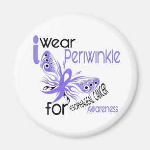 Oesophageal Cancer I WEAR PERIWINKLE FOR AWARENESS Magnet