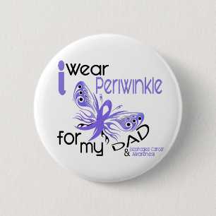 Oesophageal Cancer I WEAR PERIWINKLE FOR MY DAD 45 6 Cm Round Badge