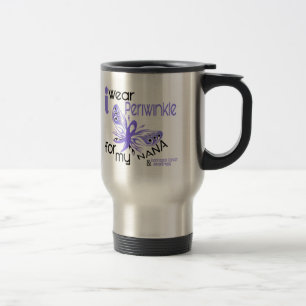 Oesophageal Cancer I WEAR PERIWINKLE FOR MY NANA Travel Mug
