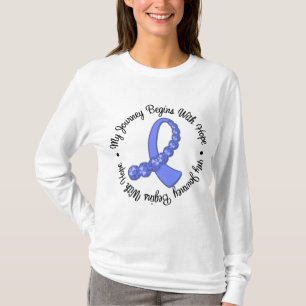 Oesophageal Cancer My Journey Begins With Hope T-Shirt