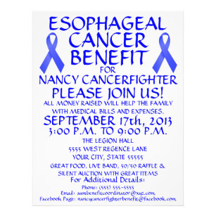Oesophageal Cancer Ribbon Benefit Flyer