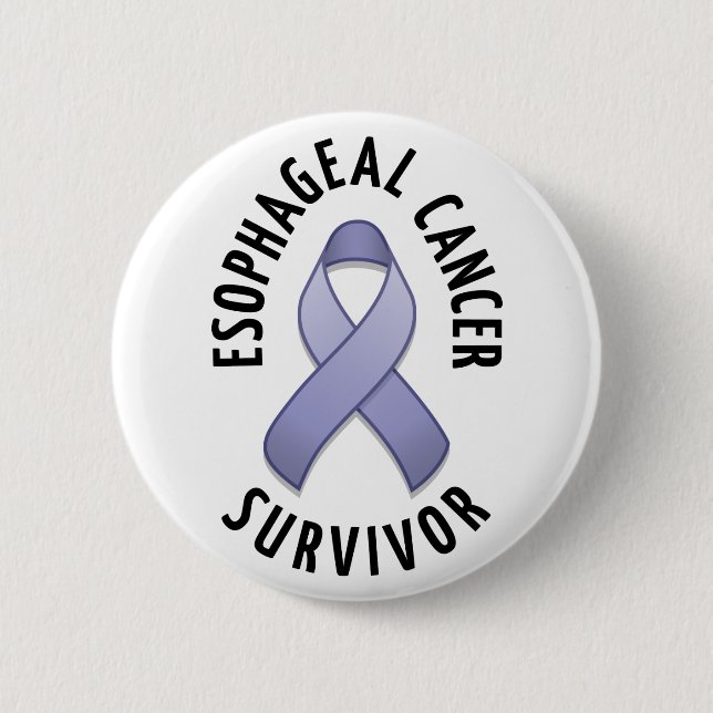 Oesophageal Cancer Survivor Button (Front)