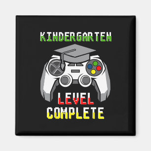 Of 2024 Kindergarten Level Kids Video Game Graduat Magnet