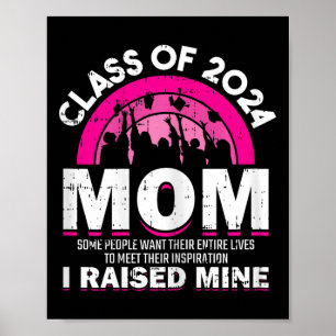 Of 2024 Mum Graduation Family Mama Graduate Women  Poster