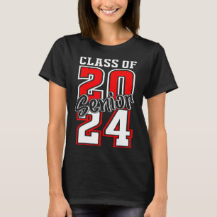 Of 2024 Senior 24 Shirt High School Graduation Par