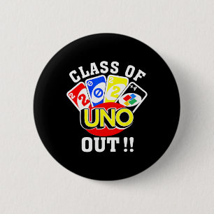 Of 2024 Uno Out Senior 2024 Graduation Teacher Stu 6 Cm Round Badge