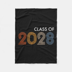 Of 2028 College University High School Future Grad Fleece Blanket