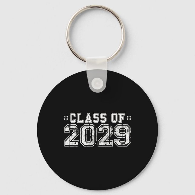 Of 2029 - Graduation Year Senior Gift  Key Ring (Front)