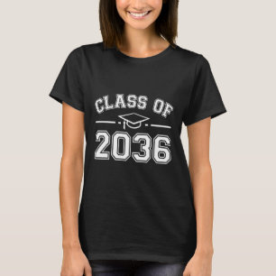 Of 2036 Grow With Me First Day Kindergarten Gradua T-Shirt