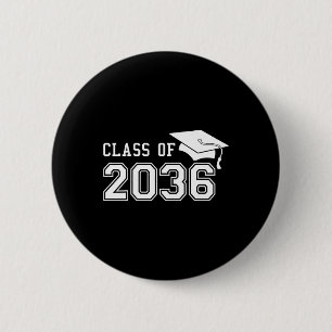 Of 2036 Grow With Me First Day Of School Graduatio 6 Cm Round Badge