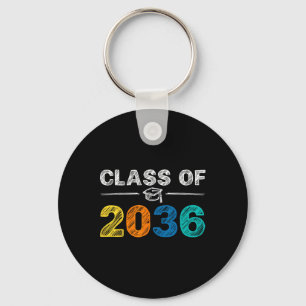 Of 2036 Grow With Me First Day Of School Graduatio Key Ring