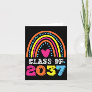 Of 2037 Kindergarten Pre-k Grow With Me Graduation Card
