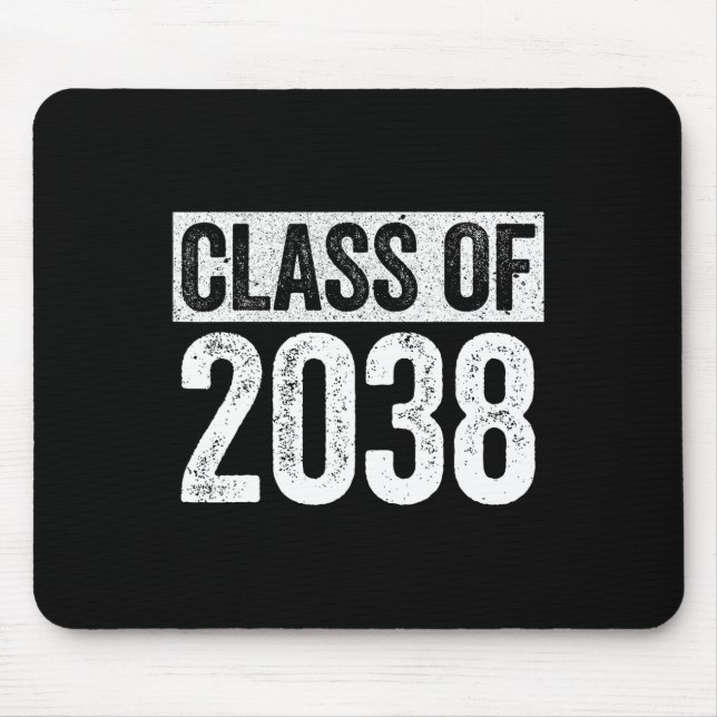 Of 2038 Senior 2038 Graduation Shirt  Mouse Pad (Front)