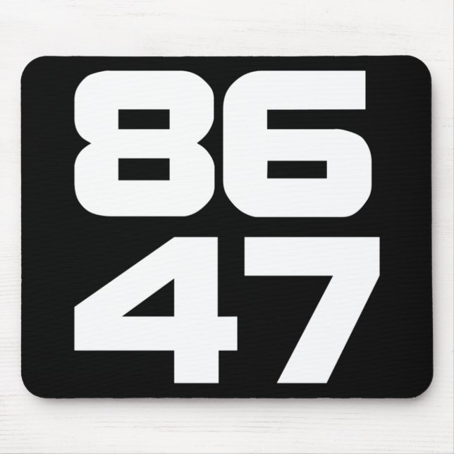 Of 86 47 Anti Trump Resist Project 2025  Mouse Pad (Front)