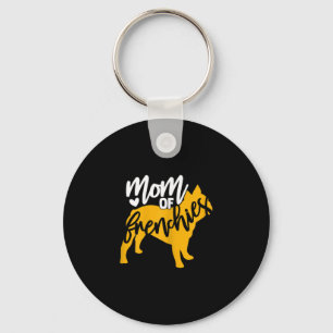 Of A French Bulldog 1  Key Ring