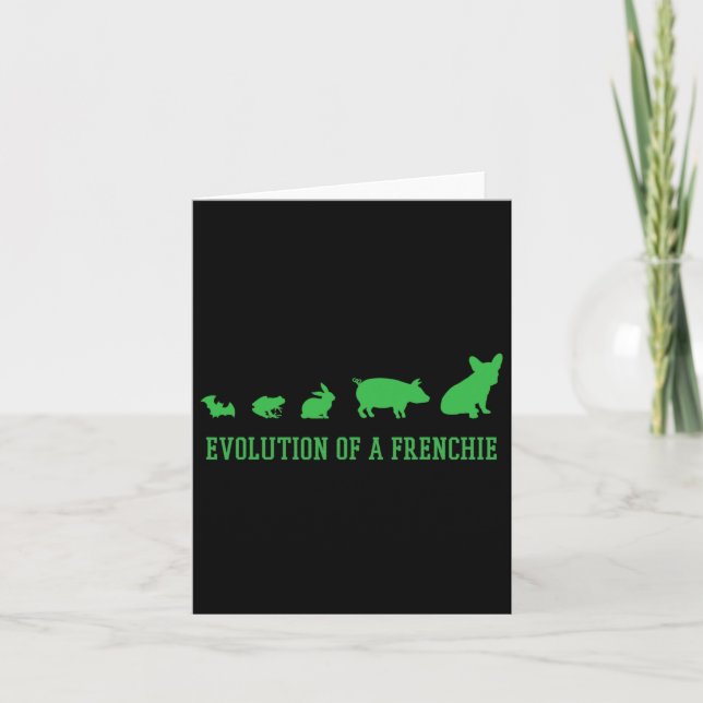 Of A Frenchie - Frenchie Bulldog  Card (Front)