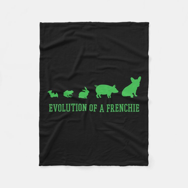 Of A Frenchie - Frenchie Bulldog  Fleece Blanket (Front)