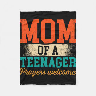 Of A Teenager Prayers Welcome Women Christian Moth Fleece Blanket
