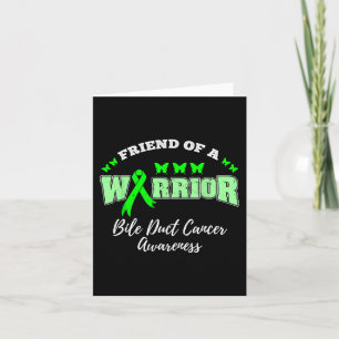 Of A Warrior Bile Duct Cancer Awareness Card