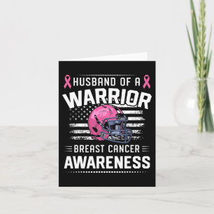 Of A Warrior Breast Cancer Awareness Football Card