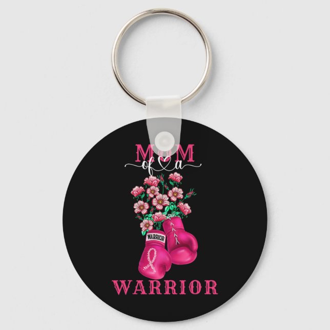 Of A Warrior Breast Cancer Awareness Support Squad Key Ring (Front)