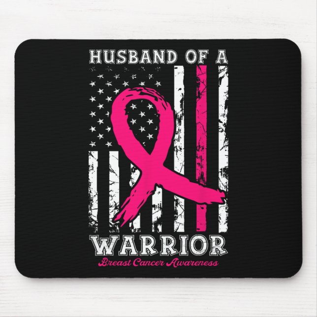 Of A Warrior Breast Cancer Awareness Support Squad Mouse Pad (Front)