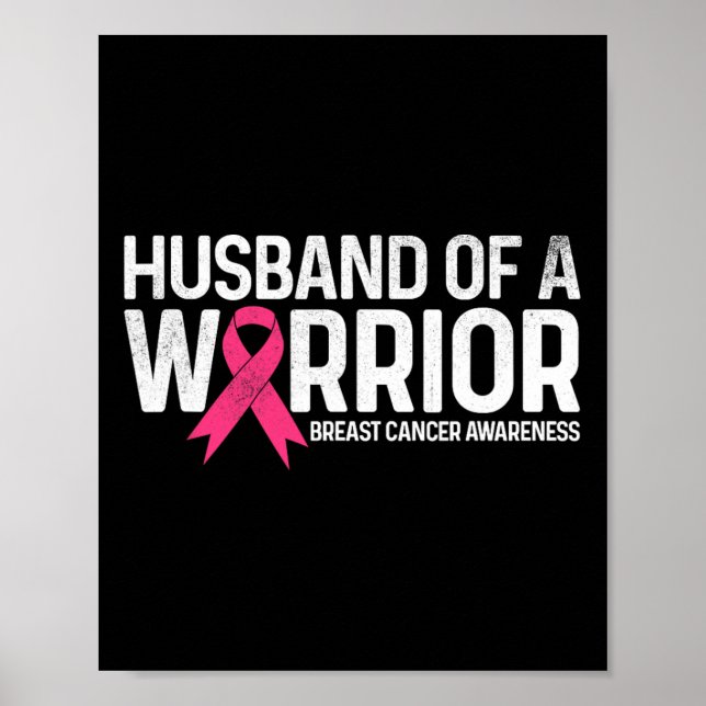 Of A Warrior Breast Cancer Shirt Pink Ribbon  Poster (Front)