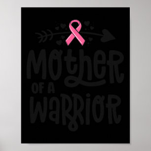Of A Warrior Family Breast Cancer Pink Ribbon Poster