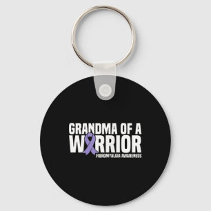 Of A Warrior Fibromyalgia Awareness Key Ring