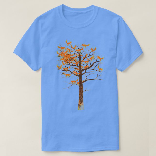 of All I Love Is Foxes and Coffee Trendy Running F T-Shirt (Design Front)