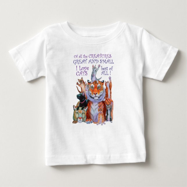 Of All the Creatures Great and Small Baby T-Shirt (Front)