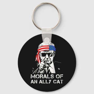 Of An Ally Cat Funny Trump 2024 Trump President Key Ring