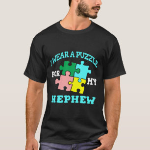 Of Autism Awareness Month Mom Austistic Son Teache T-Shirt