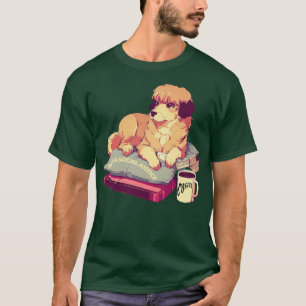 of Books And Coffee And Dogs And Social Justice ts T-Shirt