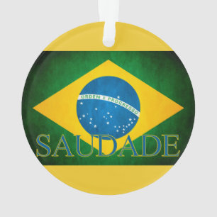 Of Brazil Homesickness of the flag Ornament