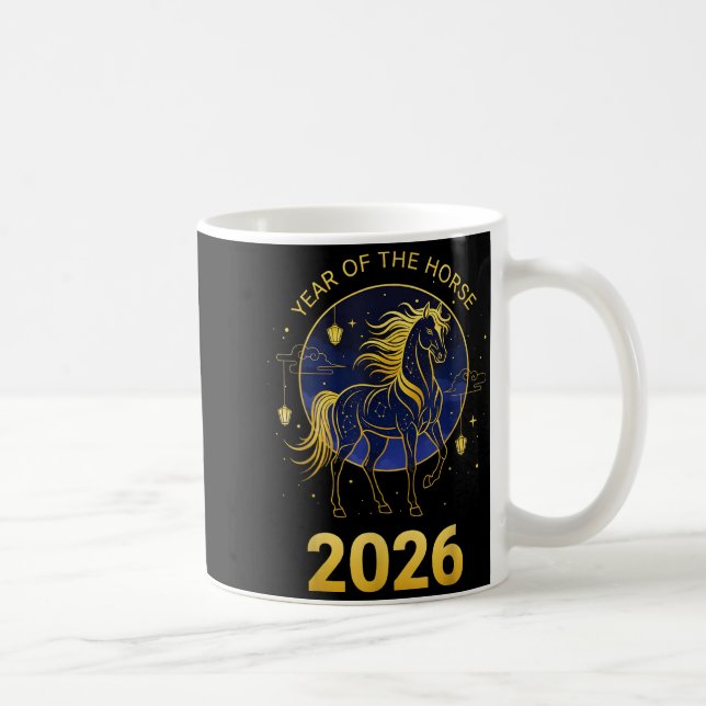Of Chinese Horse Coffee Mug (Right)