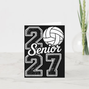 Of Class 2027 Volleyball Senior 2027 Card