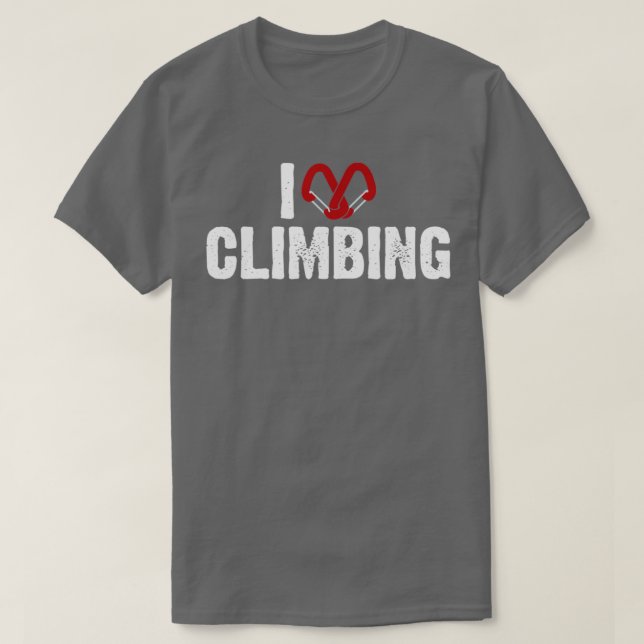 of Climbing if not now when then T-Shirt (Design Front)