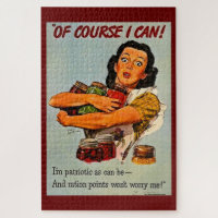 Of Course I Can! Vintage WWII Propaganda Poster