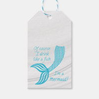 Of course I drink like a fish, I'm a mermaid