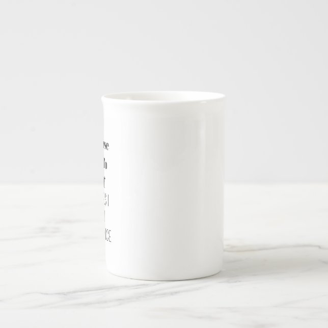 of course I talk to myself,sometimes I need expert Bone China Mug (Front)