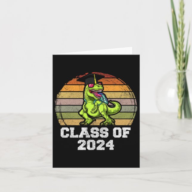 Of Dinosaur Apparel Hello Summer Teacher Student  Card (Front)