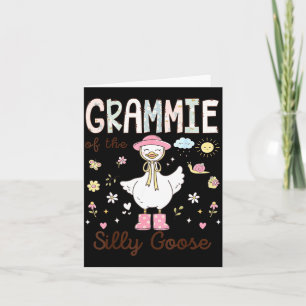 Of First Grammie Silly Goose Birthday Family Card