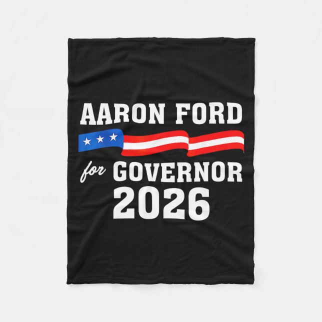 Of Ford Aaron Ford Governor Nevada Fleece Blanket (Front)