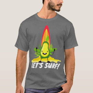 of Funny avocado surfing T-Shirt