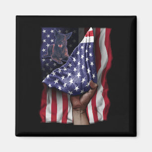 Of Independence Us Flag Dutch Shepherd Magnet