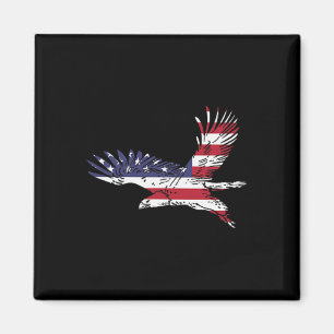 Of July Bald Eagle Us Flag Pocket America Men Wome Magnet