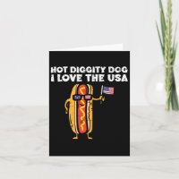 Of July Hotdog Hot Diggity Dog Patriotic Women Men
